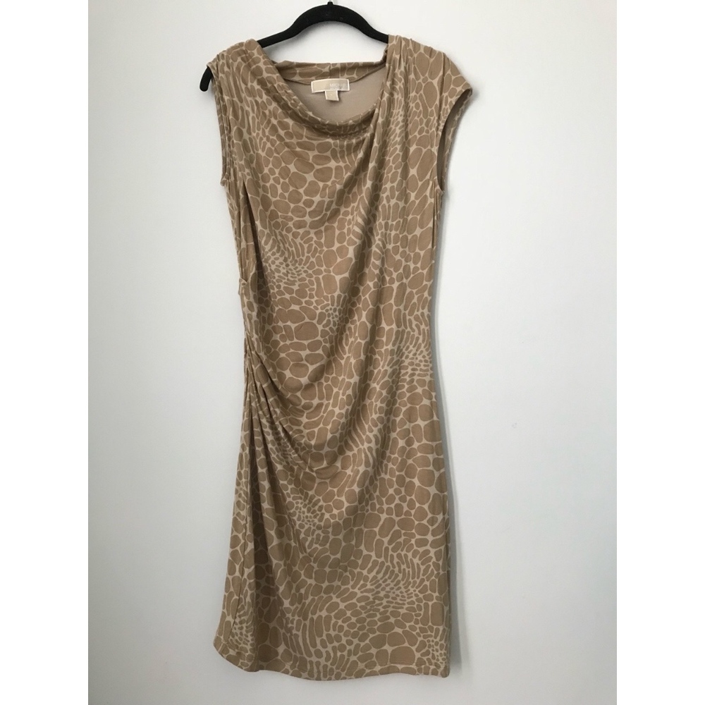 MICHAEL KORS GIRAFFE PRINTED DRESS